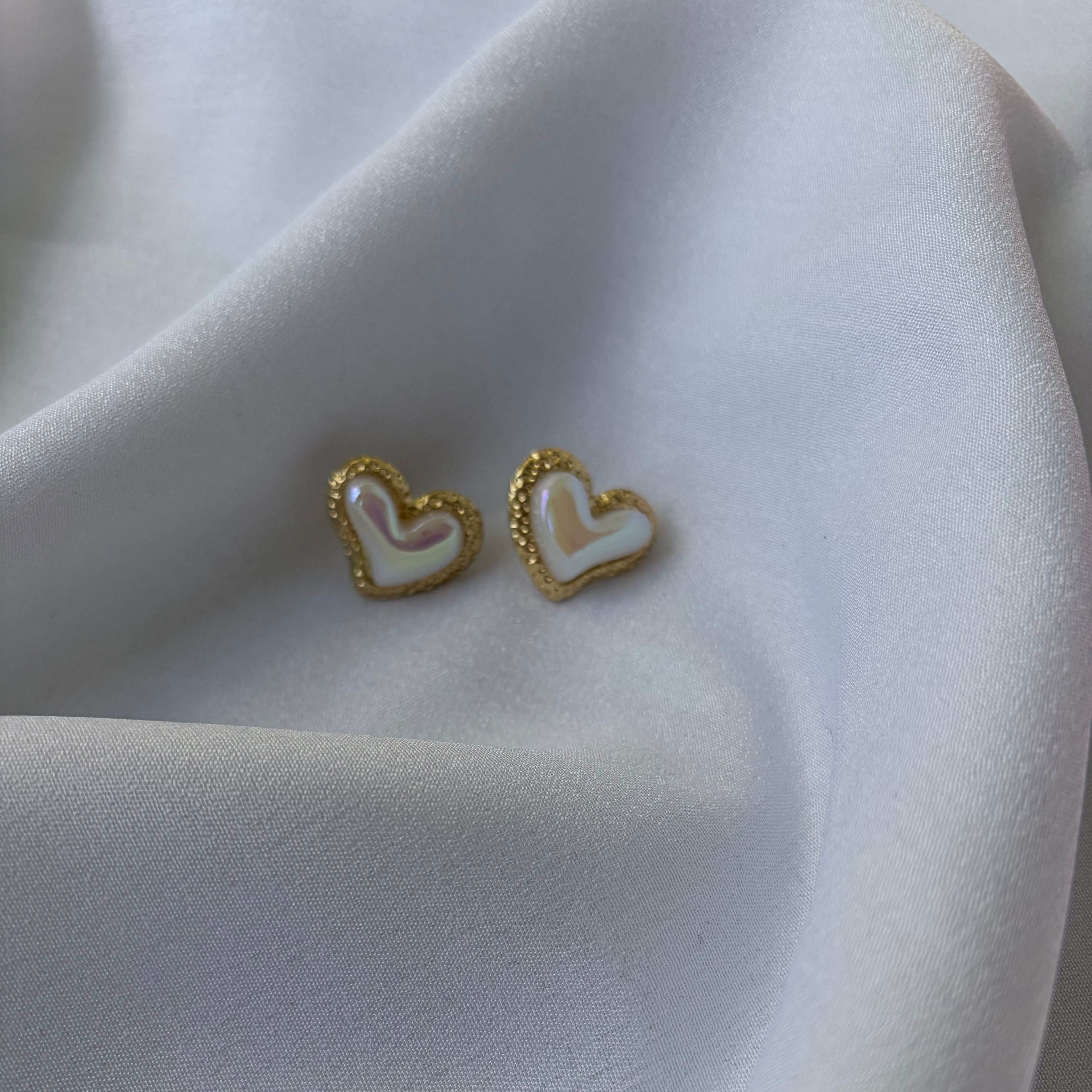 Pink Heart Earring