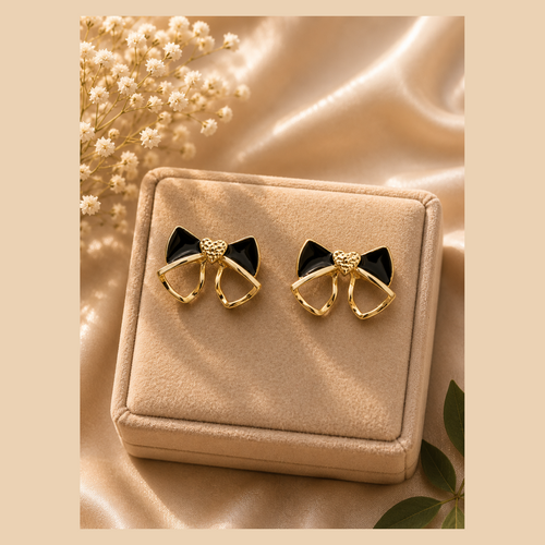 Bow Stud Earring