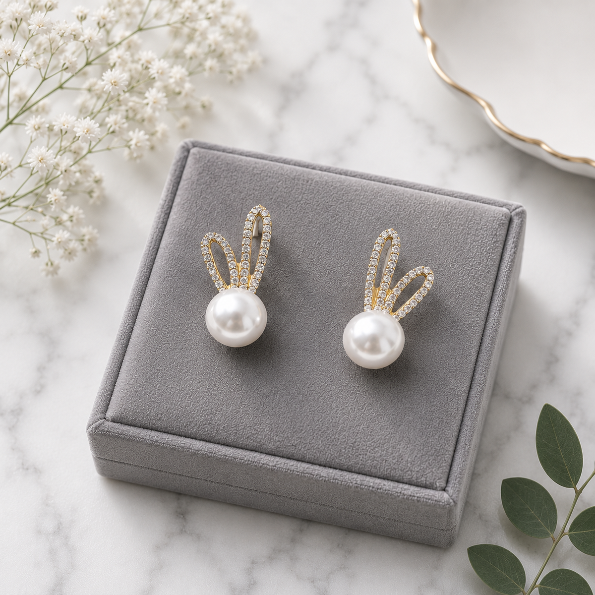 Bunny Stud Earring