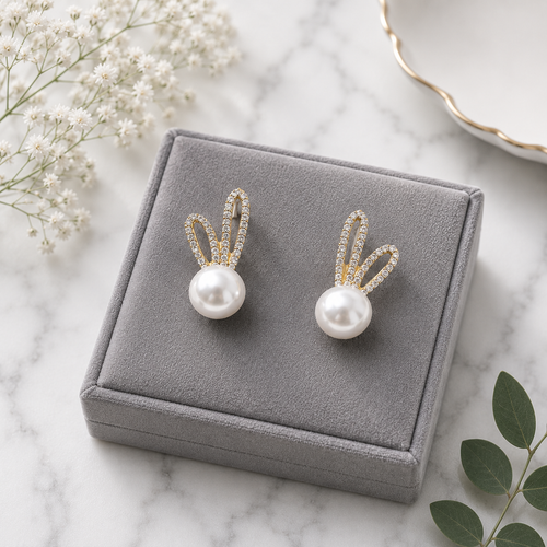 Bunny Stud Earring