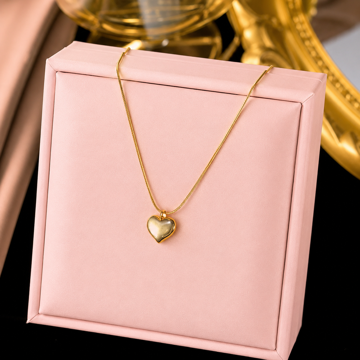 Golden Heart Necklace